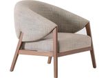Poltrona Zona Giorno Divano Imbottito Divano Tessile Di Lusso Design Grigio
