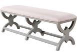 Sedile Imbottito Panca Imbottito Sedile Tessuto Tessuto Legno Stile Design Sgabello Poggiapiedi