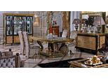Tavolo Da Pranzo Royal + 4X Sedie Set Completo Per Sala Da Pranzo Tavolo Sedia E61