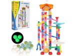 Vevor Set Di Pista Per Biglie Da 230 Pezzi Con 15 Biglie Di Plastica, Blocchi Da Costruzione Per Labirinto Di Marmo, Gioco Per Il Cervello, Pista Di Apprendimento Educativo Stem Per Bambini Dai 3 Anni In Su