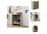 Vidaxl Scarpiera Rovere Sonoma 60X35X70 Cm In Legno - Scarpiere E Armadietti
