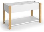 Vitalispa Scaffale Per Bambini Malia, 80 X 46 Cm, Bianco/Quercia