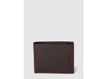 Portemonnaie mit Label-Details Modell 'Romano'