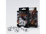 Q-Workshop Dragon - Set Di Dadi Bianchi E Neri (7)