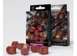 Q-Workshop Dragons Modern Dice Set Rosso E Oro (7 Pezzi)