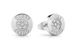 Orecchini A Bottone Guess Silver Collection Studs Party - Donna