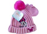 Set Cappello E Guanti Disney Minnie Per Bambine Inverno