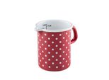 Misura Da Cucina Riess ⌀9Cm 0,5L Punti Smalto Rosso