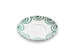 Ceramica Gmundner Verde Fiammato, Piattino Tazza Da Tè Maxima (Ø18Cm)