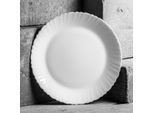Piatto Da Portata Luminarc, Bianco, Rotondo, 25 Cm, Piatto Piano Feston