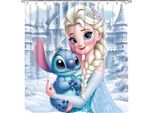 Tenda Multifunzionale Di Design 180X180 Cm - Frozen/Elza E Stitch
