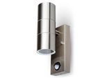 Lampada Da Parete Da Giardino V-TAC GU10 Sensore Acido Up/Down IP44 VT-7621PIR