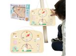 Classic World Barometro Da Tavolo Didattico Scienza Per Bambini Stazione Meteorologica Temperatura Del Vento 9 El.