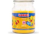 Candela Profumata Haribo Tropical Fun, Candela In Barattolo, Profumo Di Frutta Tropicale, Durata Di Combustione Fino A 100 Ore, 510 G