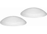 Walteco Fermaporta, Diametro 40 Mm, Autoadesivo, Trasparente Quantità: 2 Pezzi
