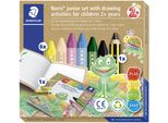 Staedtler® 61 C1 Pastelli A Cera Noris® Junior - Set Da Colorare 6 Penne, Matita E Libretto Da Colorare