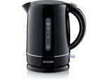 Severin Bollitore Elettrico Wk 4322, Nero Potenza: 2.200 Watt, Capacità: 1,7 Litri, Coperchio Con - 1 Unità (Wk 4322)