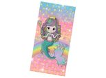 Telo Mare 70X140Cm - Principessa Del Mare Con Arcobaleno