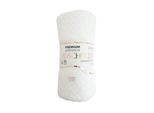 Coperta Jacquard " Coperta Accogliente 150X200Cm "" Coperta Da Divano In Flanella Leggera "" Copriletto [Bianco]"