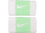 Polsini Nike Swoosh Doublewide 2 Pezzi Bianco E Verde N0001586117OS
