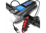 Omna | Set Di Luci Per Bicicletta Usb - Luce Anteriore E Posteriore - 300Lm - Multifunzionale E Impermeabile