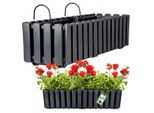 Vaso Da Fiori Prosperplast | Boardee Fencycase W | Antracite | 60 Cm