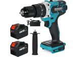 Trapano A Percussione Brushless Da 18 V, Coppia Di 120 Nm, Velocità Di 2400 Giri/Min, Batteria Da 2 Pezzi Da 6,0Ah