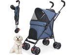 Trasportino Per Animali Domestici, Design Leggero, Rete Traspirante, Blu Profondo