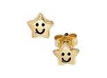 Paar Ohrstecker Jobo "Stern", Gold (Gelbgold 333), Ohrringe, Damen, Gelbgold 333, 333 Gold