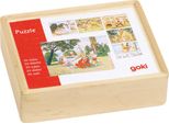 Goki 57877 Puzzle Cubo Fiabesco, Colorato