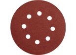 Carta Vetrata 125 Mm P180 Con Fori 5 Pezzi Velcro