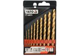 Yato Set Di Punte Per Metallo Hss-Tin 10St. 1-10Mm