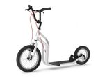 Yedoo City Scooter Scooter - Per Adulti E Ragazzi, Fino A 120 Kg, Con Pneumatici 16/12 E Manubrio Regolabile Bianco