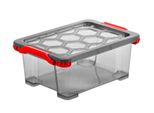 Scatola 11 L Evo Protezione Totale, Colore: Antracite E Rosso