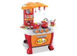 Giocattolo G21 Cucina Per Bambini Little Chef Con Accessori, Arancione