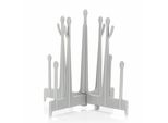 Stendino Per Biberon, Scolapasta, Portabiberon, Portabiberon, Plastica, Grigio, 21041