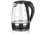 Bollitore Elettrico Shady 1,5L Vetro/Nero Led 1850-2200W