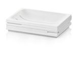 Porta Sapone, 11,5 X 8,5 Cm, Poliresina, Bianco - Kela | Posidon