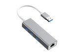 Hub 3 Porte Usb 3.0, 1 Porta Usb 3.0, 1 Porta Lan Gigabit