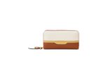 TOM TAILOR Damen TTJULE Portemonnaie mit Colour Blocking, braun, Colour Blocking, Gr. ONESIZE
