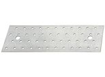 Alberts 847265 Piastra Perforata, Zincata Sendzimir, 240 X 80 Mm, Set Da 25