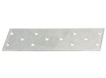 Alberts 866877 Piastra Forata, Zincata Sendzimir, 155 X 40 Mm, Set Da 50