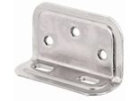 Alberts 849542 Staffa Grandangolare, Goffrata, Con Foro Asolato, Zincata, Passivata A Film Spesso, 25 X 40 X 70 Mm, Set Da 20