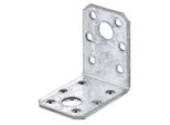 Alberts 329723 Raccordo Angolare, Zincato Sendzimir, 50 X 50 X 35 Mm, Set Da 25