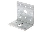 Alberts 329921 Connettore Angolare, Zincato Sendzimir, 40 X 60 X 60 Mm, Set Da 6