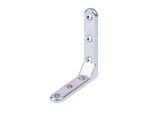 Alberts 858551 Staffa Decorativa, Goffrata, Zincata, Passivata A Film Spesso, 103 X 103 X 21 Mm, Set Da 20