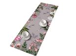 Bertoni Runner Da Tavola In Feltro, Tovaglia Con Motivo Decorazione Da Tavolo Melanie Grey 95X33 Cm