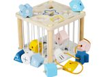 Cubo Di Selezione Sensoriale Montessori, Giocattolo Educativo Per Neonati E Bambini 12 Blocchi Da Costruzione 22885