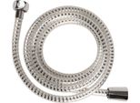 Dochtmann Tubo Doccia 150 Cm, Cromato, Trasparente, Pvc