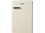 AMICA Kühlschrank KSR 361 160, D (A-G), silber (beige), Rechtsanschlag, Kühlschränke